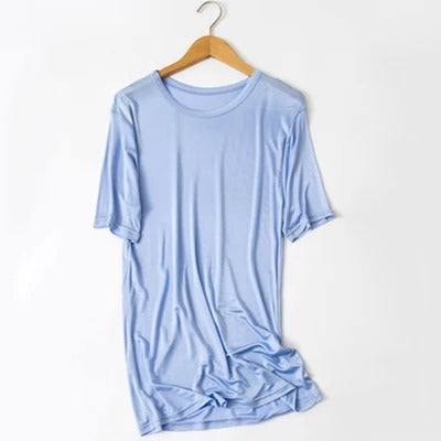 T-Shirt Homme 70% Soie - StudioSoie