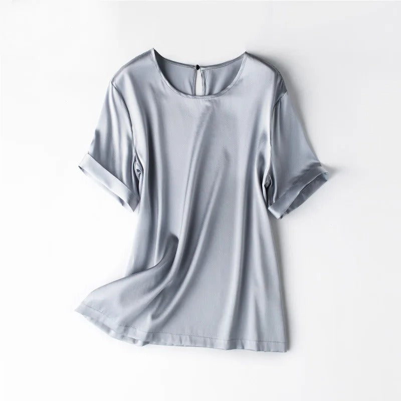 T-Shirt en Soie-Femme - StudioSoie