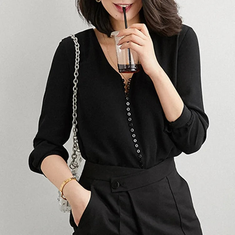 Blouse en Soie 19MM-Femme - StudioSoie