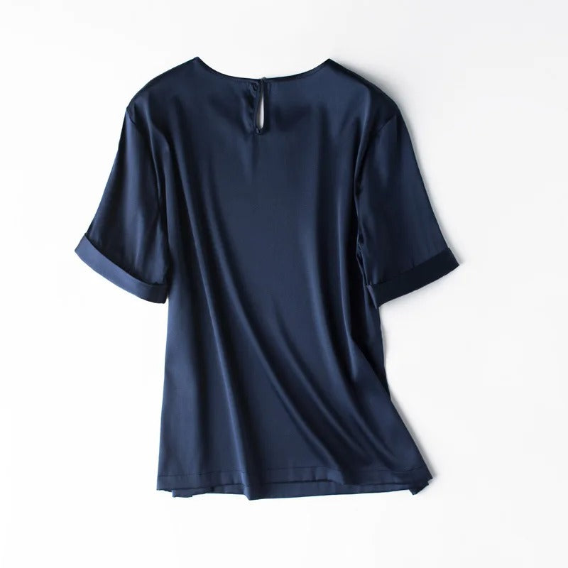 T-Shirt en Soie - Femme - StudioSoie