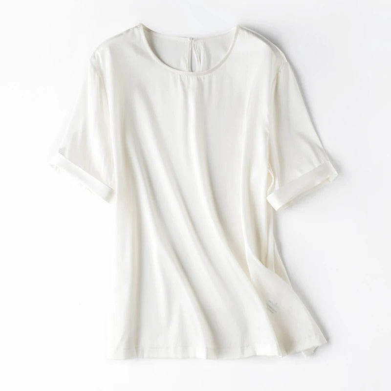 T-Shirt en Soie - Femme - StudioSoie