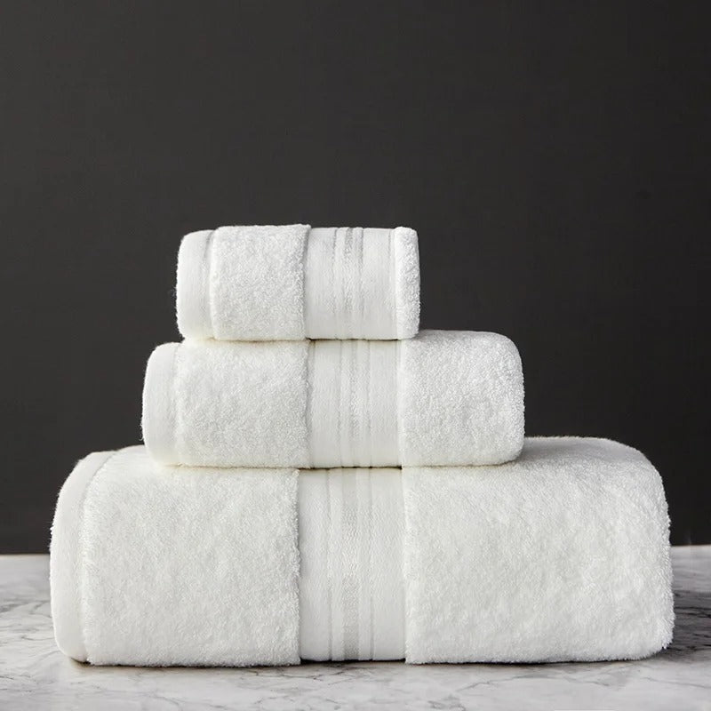 Ensemble de Serviette de Bain-Coton Egyptien - StudioSoie