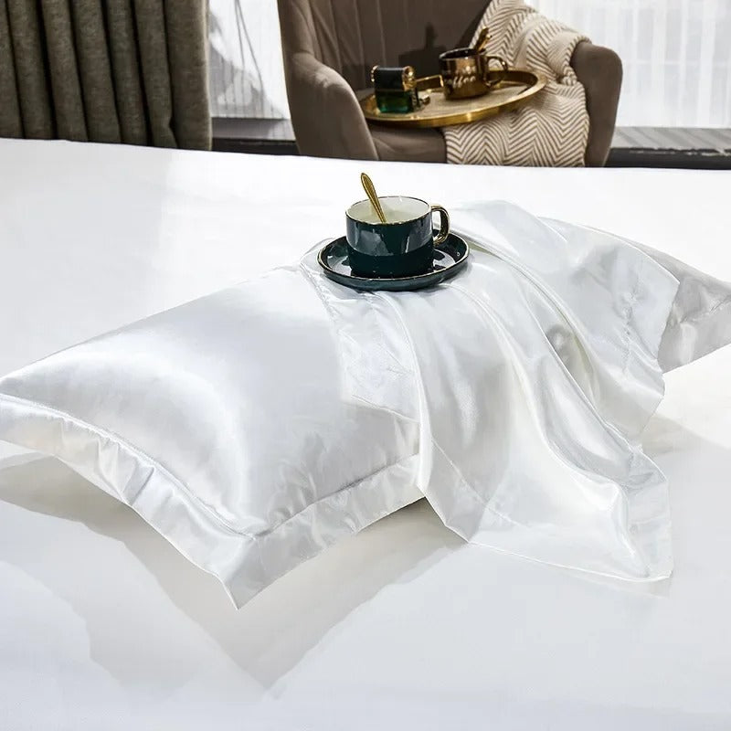 Set of 2 Pillowcases - 100% Silk 16MM